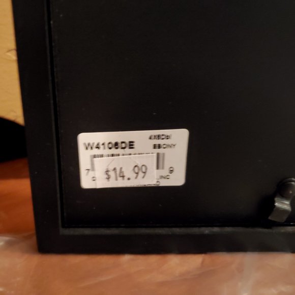 Dennis Daniels Double Horizontal 4x 6" Ebony (Black) W4106DE Photo Frame, New - Picture 4 of 5